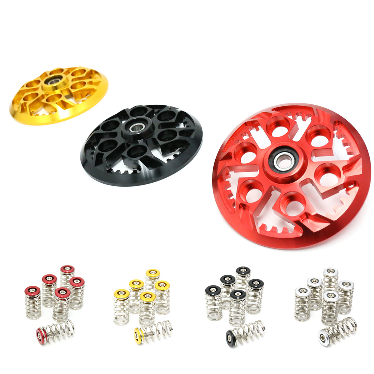 Fit Ducati SWHEEL Dry Clutch Pressure Plate with Spring Collars - MC Motoparts