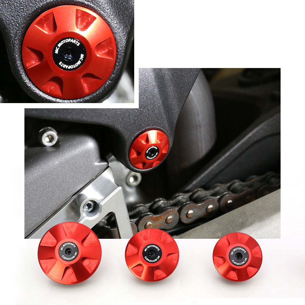 MC MOTOPARTS CNC Protection Frame Plugs Fit Ducati Monster 600 750