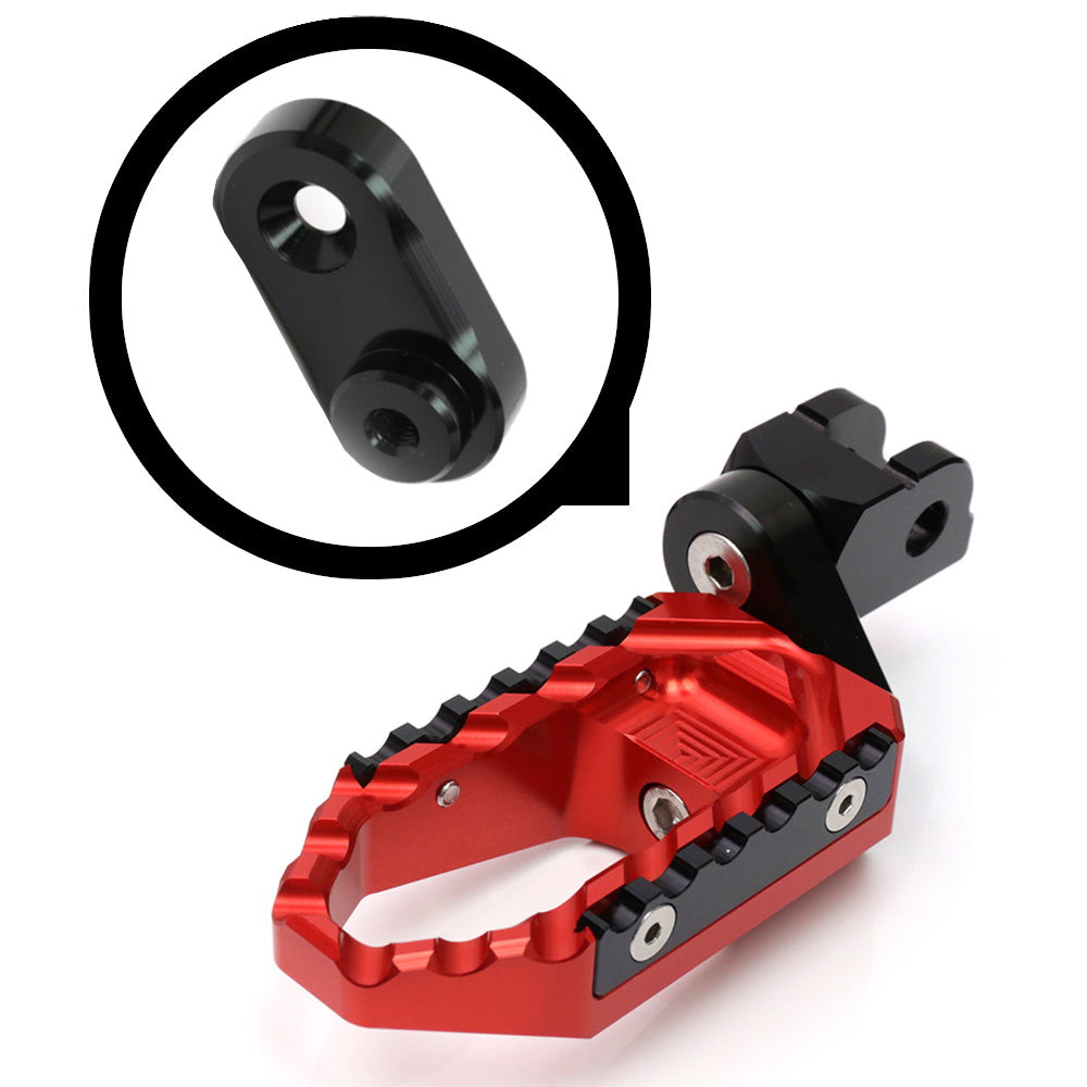 25mm Extension Adapters for Front & Rear Foot Pegs - MC Motoparts