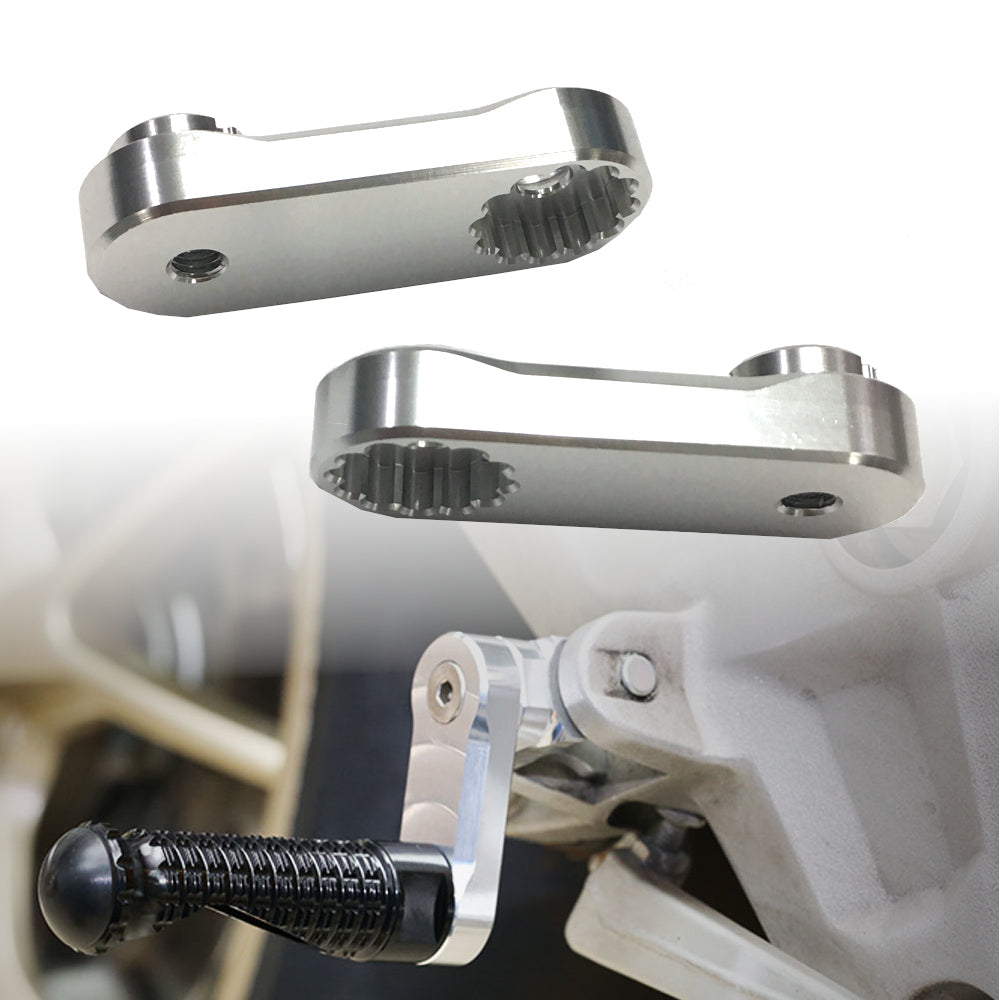 40mm Lowering Adapters for Front & Rear Foot Pegs