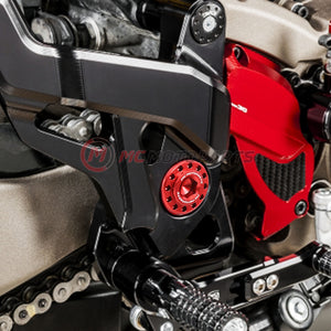 Fits Ducati Hypermotard 821 939 SP Hyperstrada 821 939 CNC Frame Plug Set - MC Motoparts