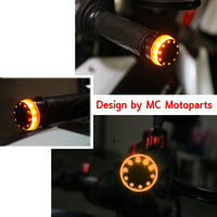 Fit Honda CB1000R CBR650F Grom IXENO Turn Signal Light LED Bar Ends - MC Motoparts