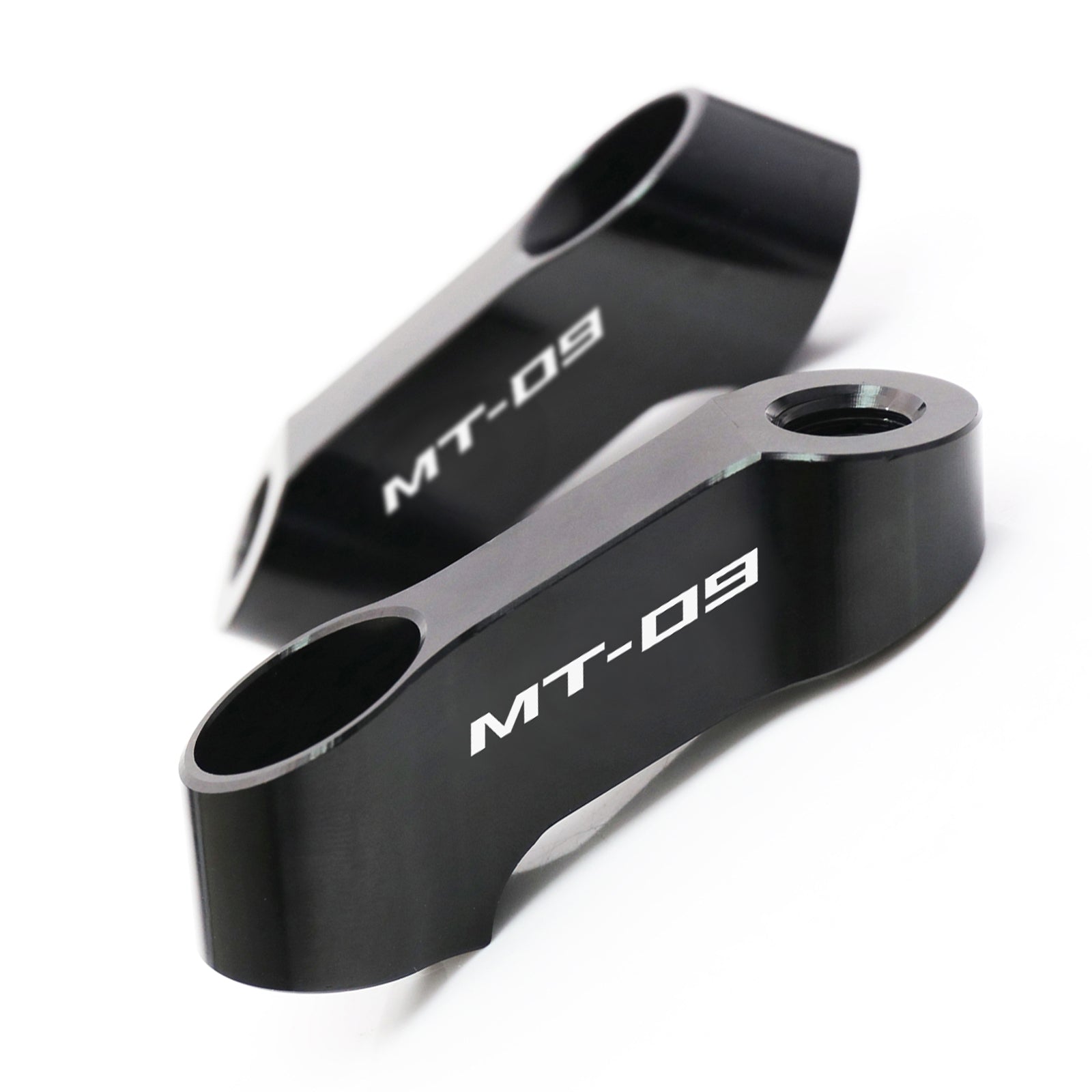 Fit Yamaha MT-09 ABS 2013-2022 Engraved Logo Rear View Mirror Extender Riser - MC Motoparts