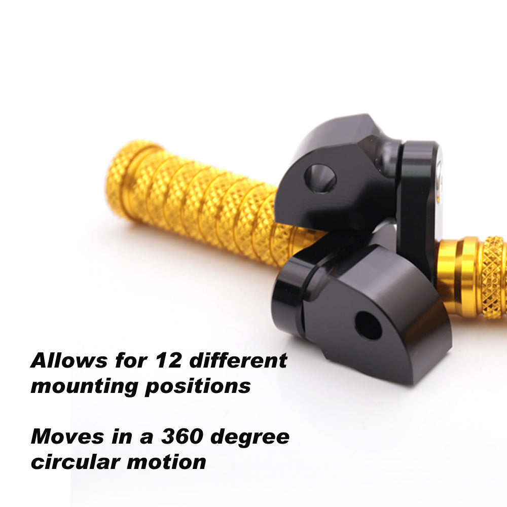 Kawasaki Ninja 25mm M-GRIP Rear Foot Pegs | MC Motoparts