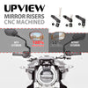 Fit Aprilia Caponord 1200 SL750 UPVIEW Rear View Mirror Extender Riser - MC Motoparts