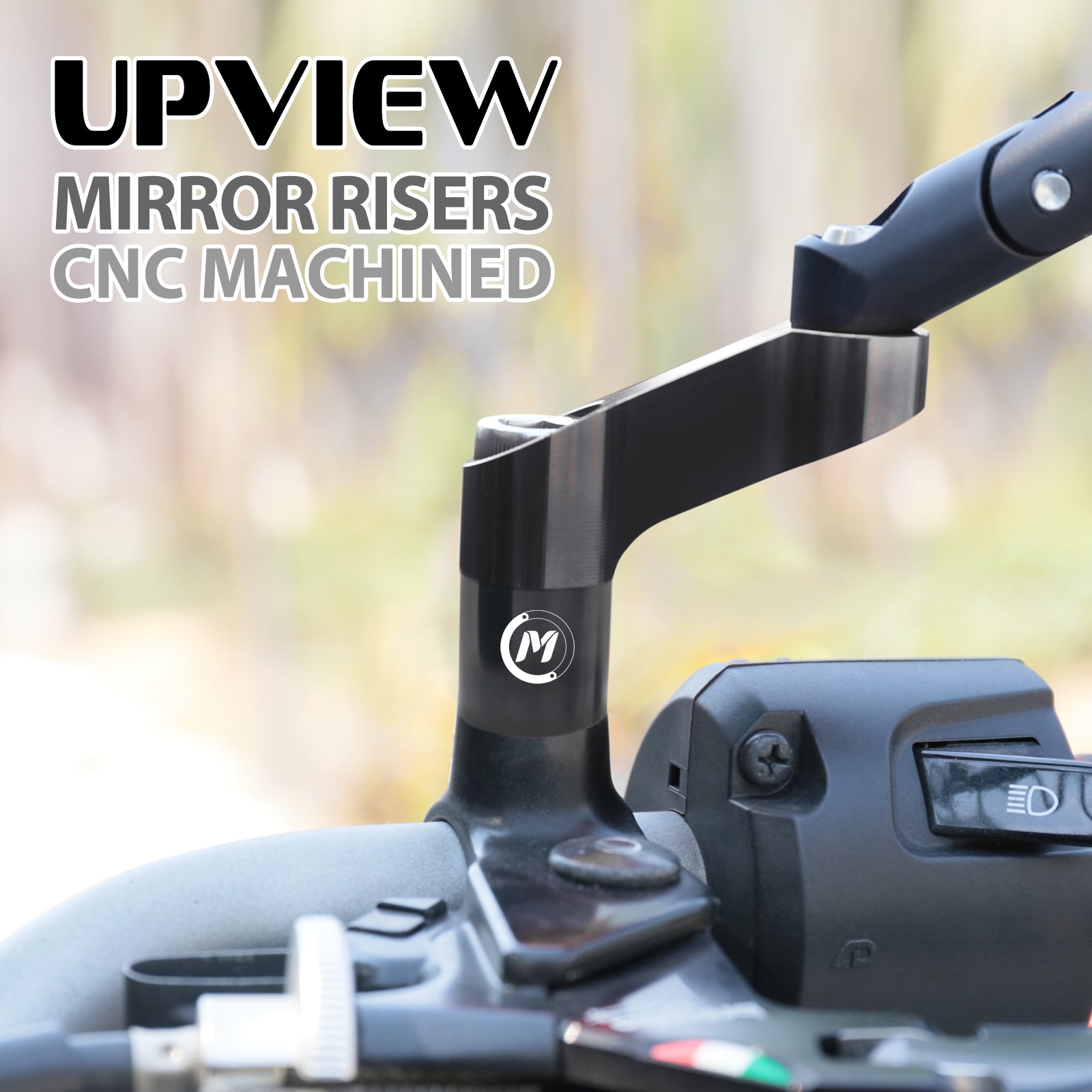Suzuki UPVIEW Rear View Mirror Extender | MC Motoparts Suzuki UPVIEW Rear View Mirror Extender | MC Motoparts