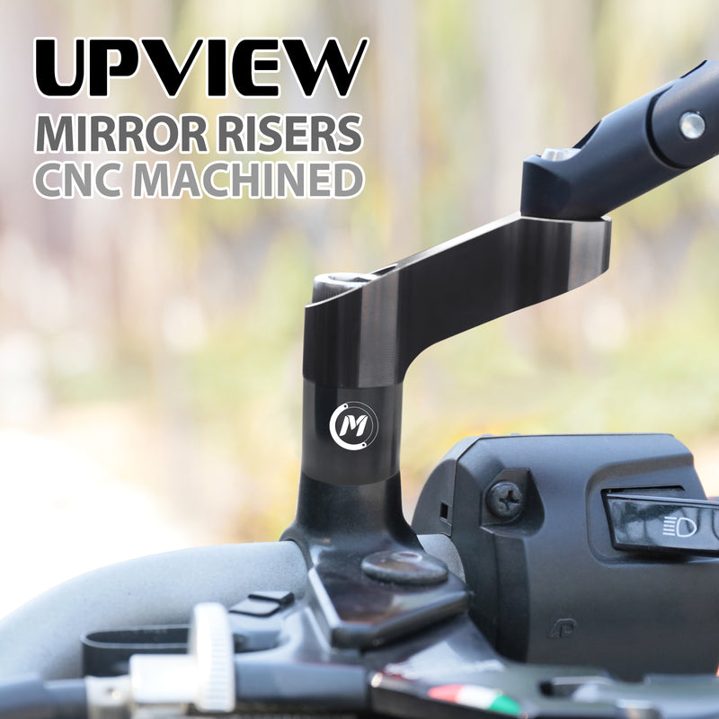 Fit Honda Monkey Grom Rebel 250 300 UPVIEW Rear View Mirror Extender Riser - MC Motoparts