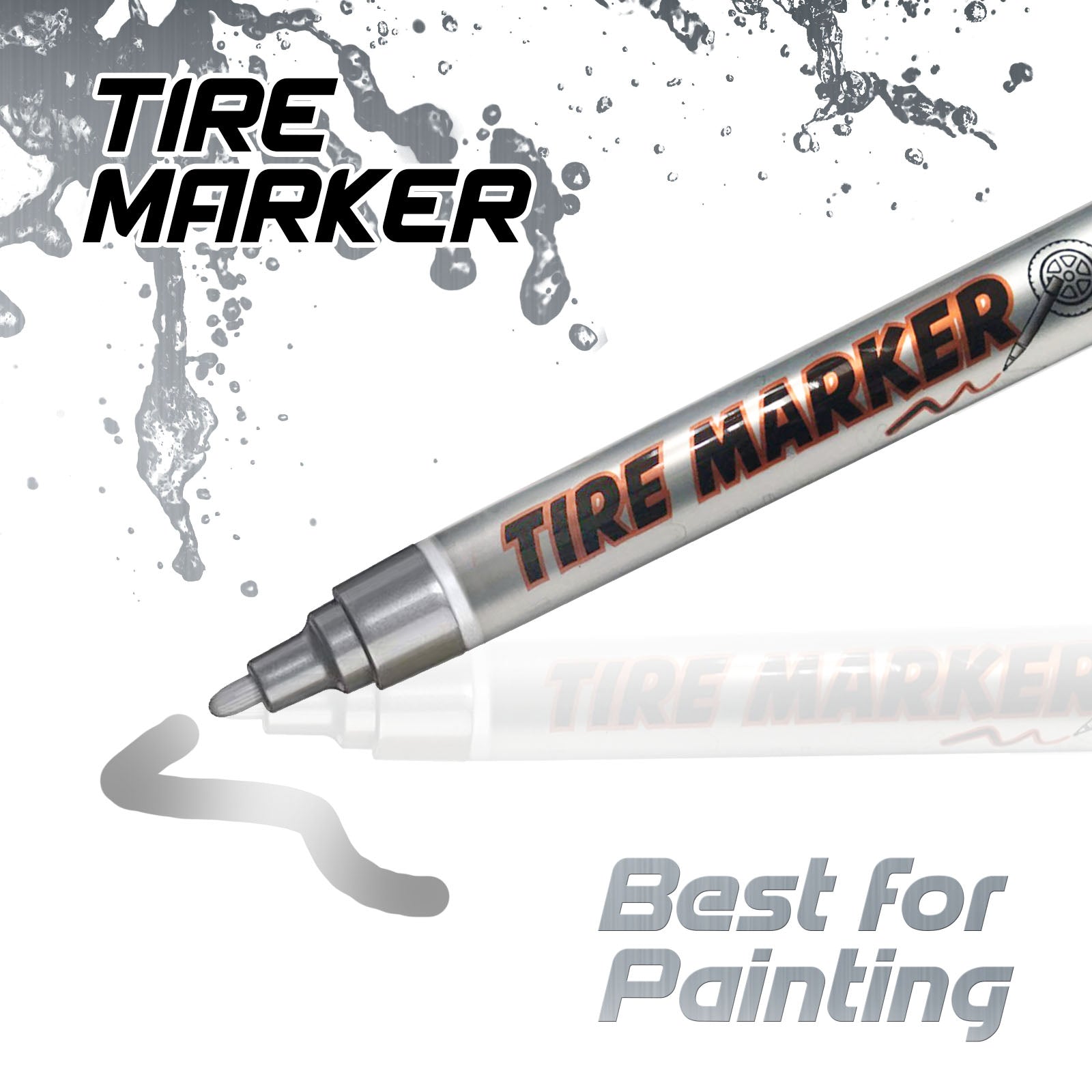 7 Colors Waterproof Tire Marker Pen | MC Motoparts