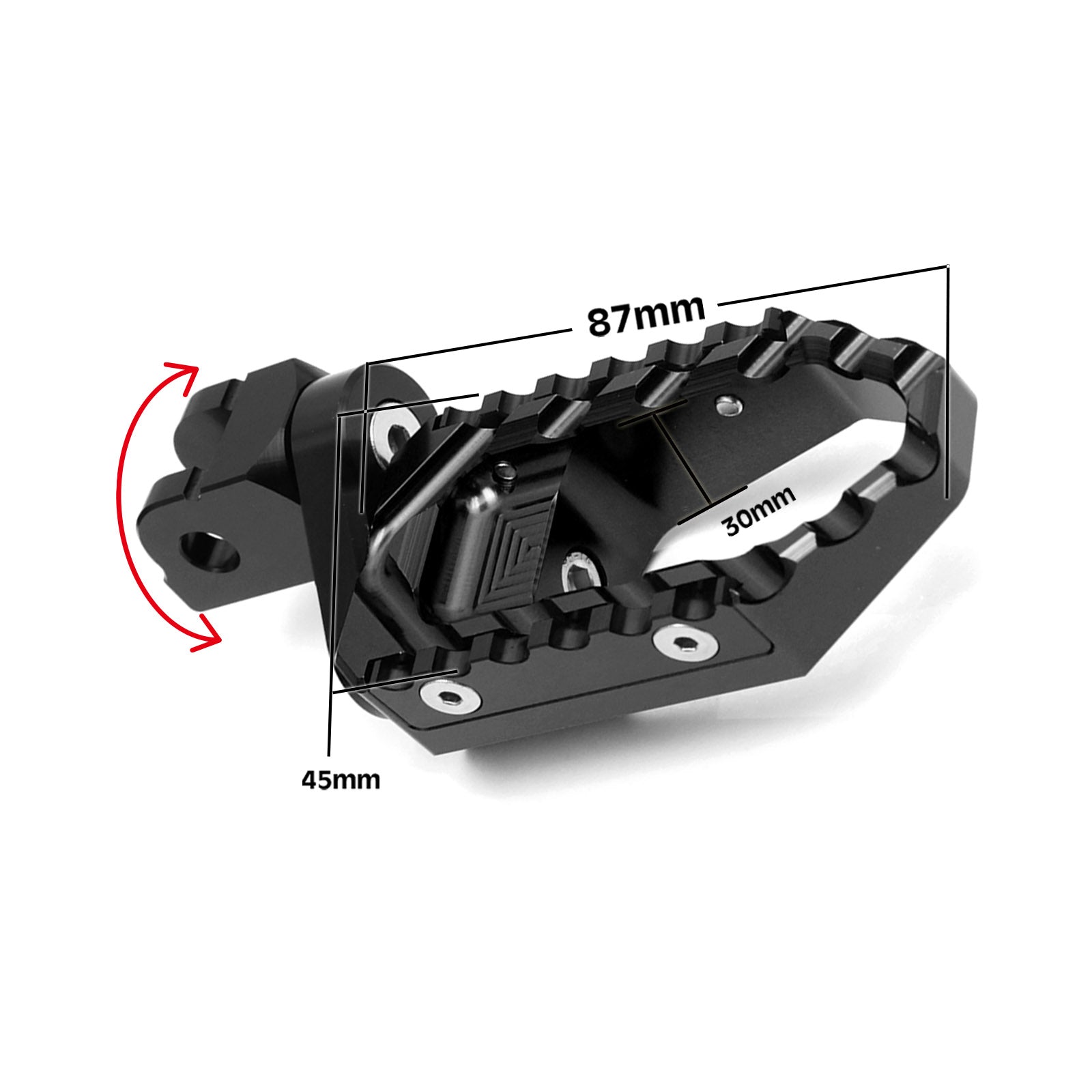 Fit Ducati Rider Touring 25mm Foot Peg Set | MC Motoparts