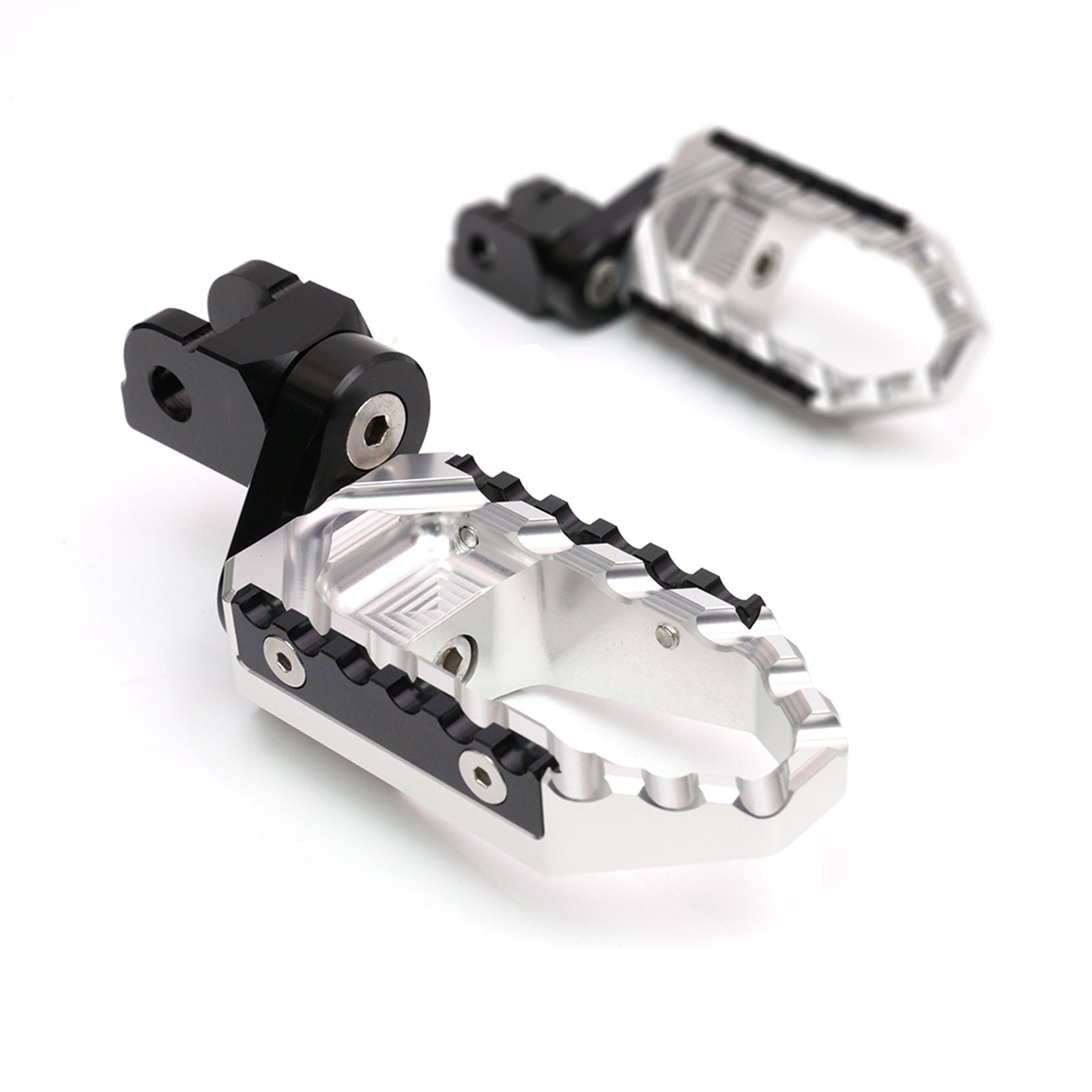 Fit Triumph Street Triple 675 Front Touring 25mm Adjustable Foot Pegs - MC Motoparts