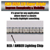 18cm LED Turn Signal & Front Running Light Strips - MC Motoparts