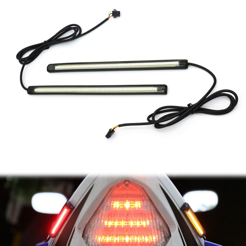 22cm LED Turn Signal & Tail Brake Light Strips - MC Motoparts
