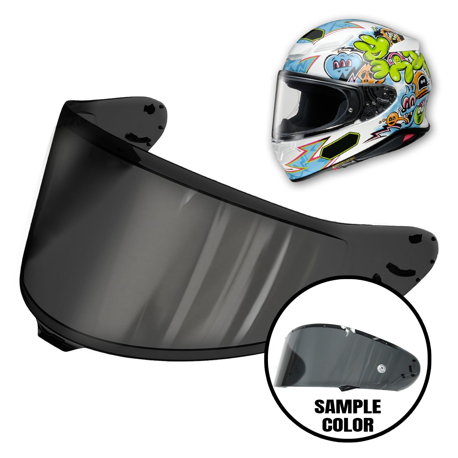 Shoei nxr tinted sales visor