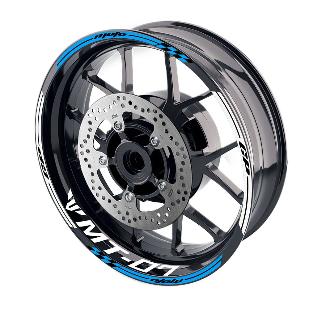 Yamaha MT-07 GP Rim Stickers | MC Motoparts