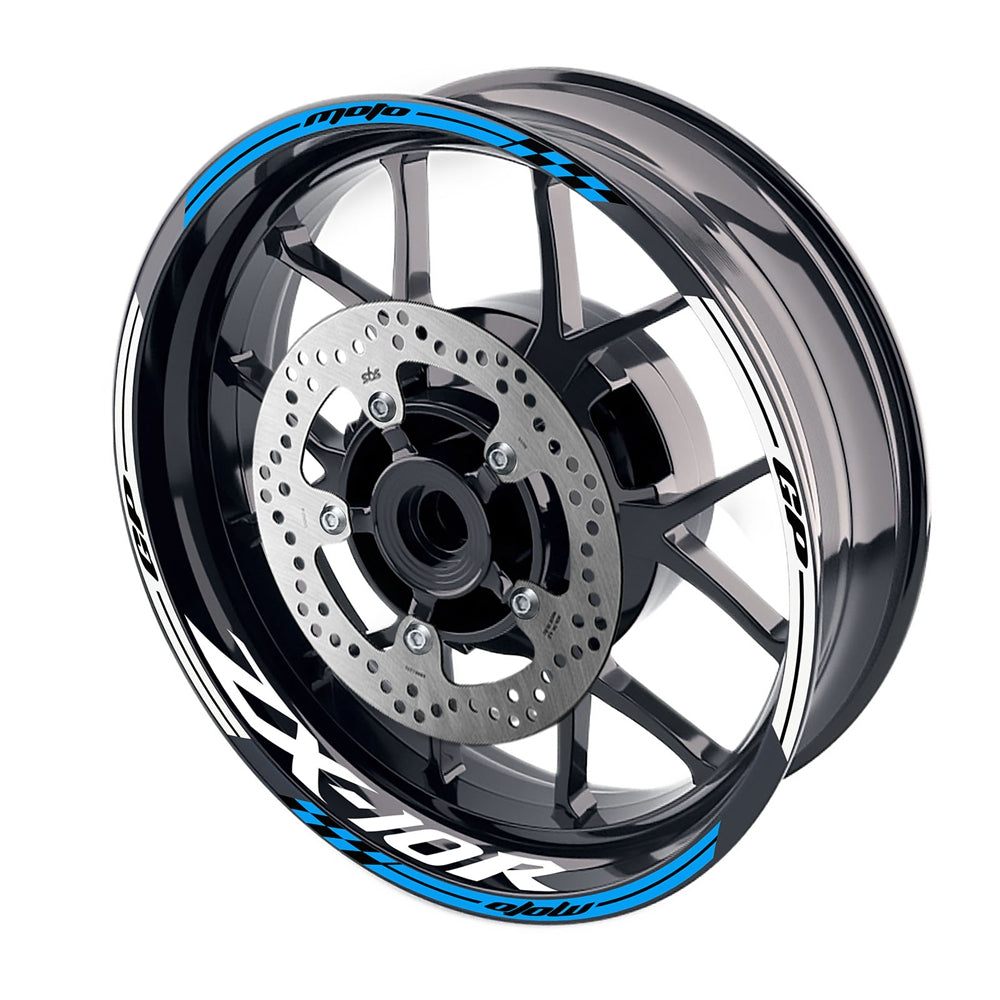 Kawasaki ZX10R Ninja GP Rim Stickers | MC Motoparts