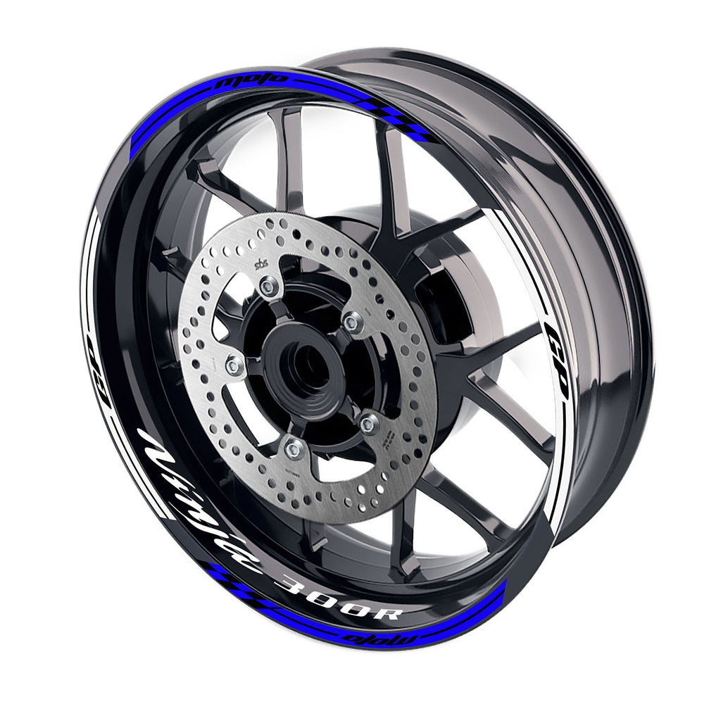 Kawasaki Ninja 300R EX300 GP Rim Stickers | MC Motoparts