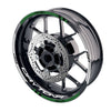 Fit Triumph Daytona 955i 765 1200 Logo Moto GP Check 17'' Wheel Rim Sticker - MC Motoparts