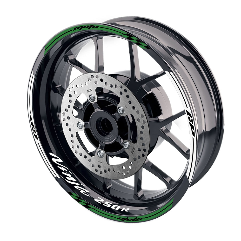 Kawasaki Ninja 250R EX250 GP Rim Stickers | MC Motoparts