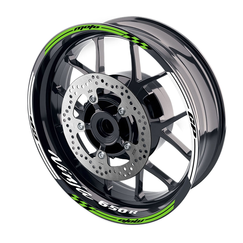 Kawasaki Ninja 650R GP Rim Stickers | MC Motoparts