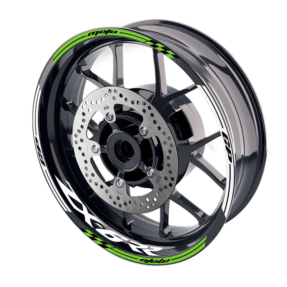 Kawasaki ZX6RR Ninja ZX600 GP Rim Stickers | MC Motoparts