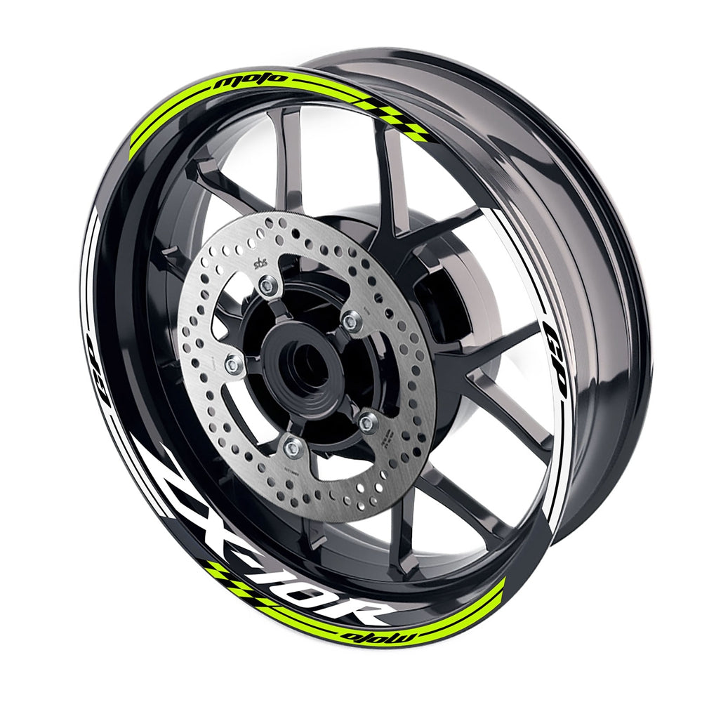 t0s10321　フォロー割引 Kawasaki ZX10R Ninja GP Rim Stickers | MC Motoparts
