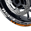 Fit Ducati 1199 Panigale Logo GP 17'' Rim Wheel Stickers Racing Check