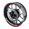 Fit Aprilia Dorsoduro 900 Logo Moto GP Check 17'' Wheel Rim Sticker - MC Motoparts