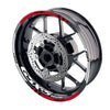 Fit Suzuki GSXS1000 Logo Moto GP Check 17'' Wheel Rim Sticker - MC Motoparts