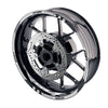 Fit Aprilia RSV4 RR Logo Moto GP Check 17'' Wheel Rim Sticker - MC Motoparts