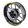 Fit Triumph Daytona 675 R Logo Moto GP Check 17'' Wheel Rim Sticker - MC Motoparts