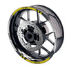 Fit BMW S1000RR Logo Moto GP Check 17'' Wheel Rim Sticker - MC Motoparts