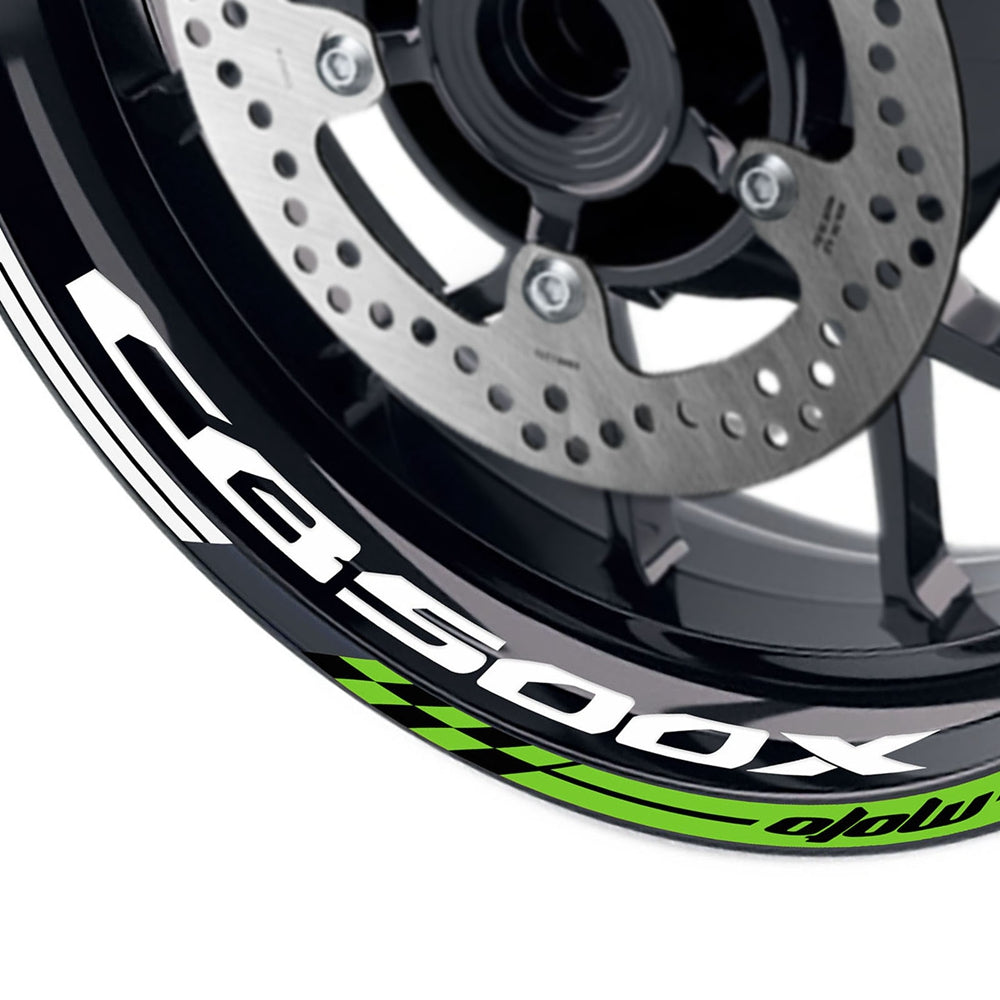 Fit Honda CB500X Logo GP 17'' Rim Wheel Stickers Racing Check