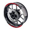 Fit Ducati Hypermotard 1100 Logo Moto GP Stripe 17'' Wheel Rim Sticker - MC Motoparts