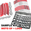 Fit Yamaha MT-07 Logo Moto GP Stripe 17'' Wheel Rim Sticker - MC Motoparts
