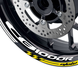 Fit Honda CB1000R Logo GP 17'' Rim Wheel Stickers Racing Check