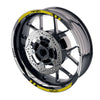 Fit Aprilia RSV1000 R Mille Logo Moto GP Stripe 17'' Wheel Rim Sticker - MC Motoparts