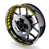 Fit Aprilia Dorsoduro 1200 Logo Moto GP Stripe 17'' Wheel Rim Sticker - MC Motoparts