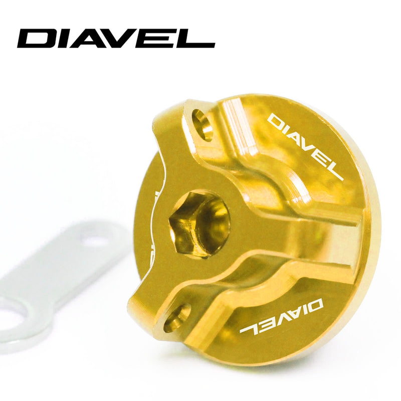 Fits Ducati Diavel / Carbon 2010-2013 Logo Engraved Oil Filler Cap - MC Motoparts