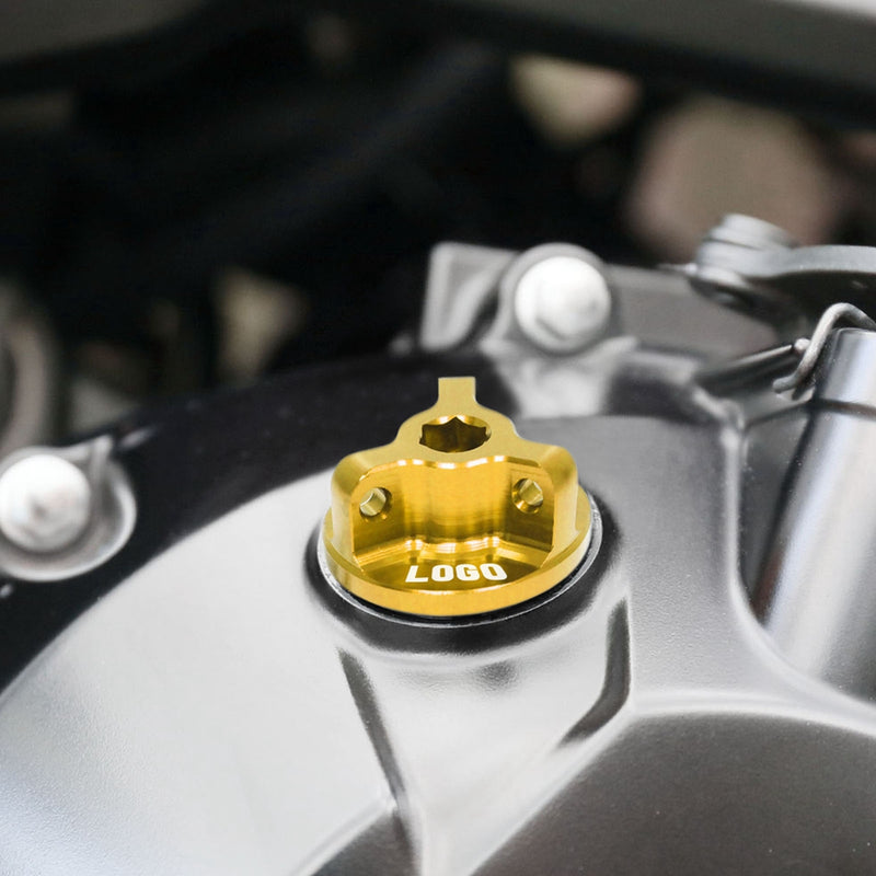 Fits Yamaha FZ-09 MT-09 Tracer 2014-2019 Logo Engraved Oil Filler Cap - MC Motoparts