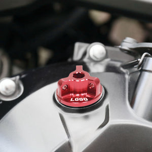 Fits Ducati 899 Panigale 2014-2018 Logo Engraved Oil Filler Cap - MC Motoparts
