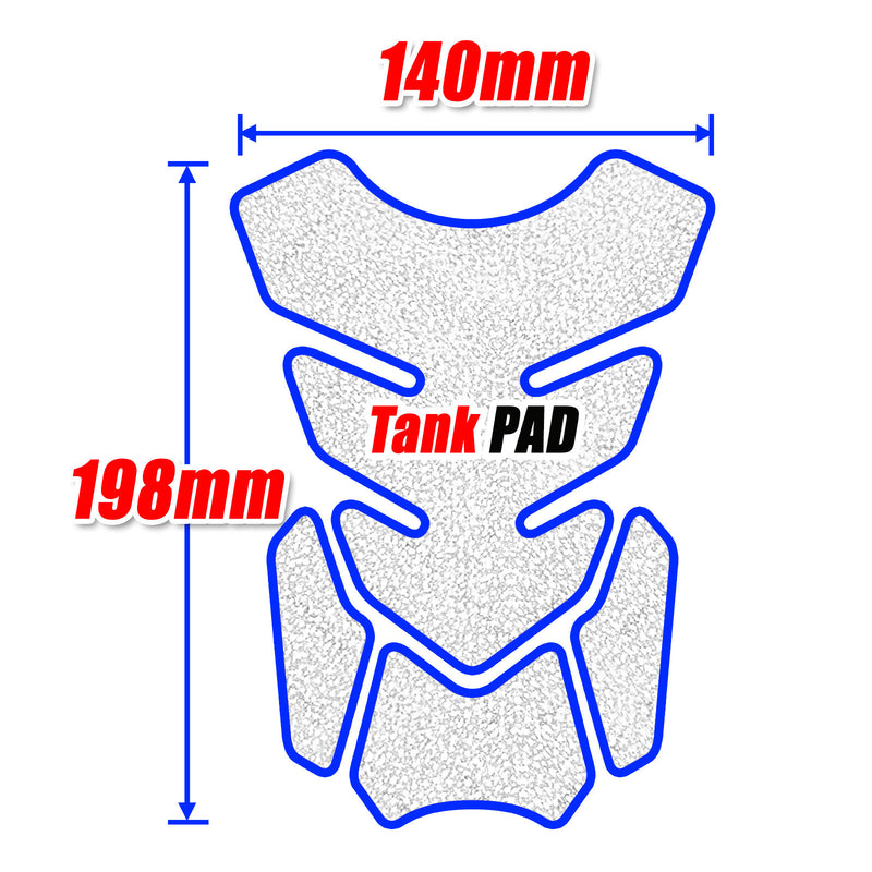 Tank Pad Protector Motorcycle Gas Tank Sticker Anti Slip Pattern Shield MC Motoparts x StickerBao