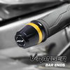 Fit Yamaha YZF R1 1998-2019 R1M 2015-2019 Engraved V-Ranger Bar Ends - MC Motoparts