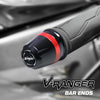 Fit Kawasaki ZX-6R ZX10R Ninja Engraved V-Ranger Bar Ends - MC Motoparts