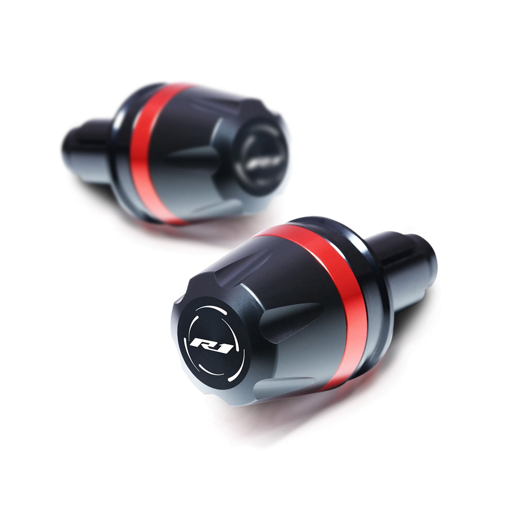 Fit Yamaha R1 Engraved Logo V-RANGER Bar Ends | MC Motoparts