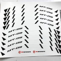 Fit Yamaha MT-09 Logo Strips Wheel Rim Edge Sticker - MC Motoparts