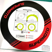 17'' Rim Supermoto Whole Rim Protection Sticker AD01B For Honda Kawasaki Yamaha - MC Motoparts