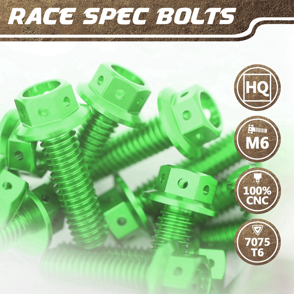 Race Spec CNC 7071 Ninja ZX6R Engine Bolt Kit | MC Motoparts