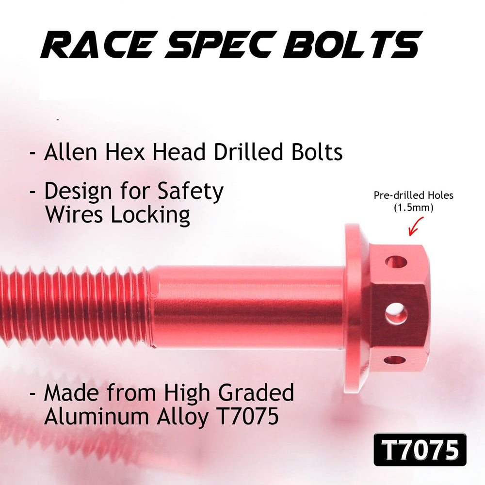 Details of Honda GROM125 2014-2020 CNC Crankcase Cover Bolt Kit