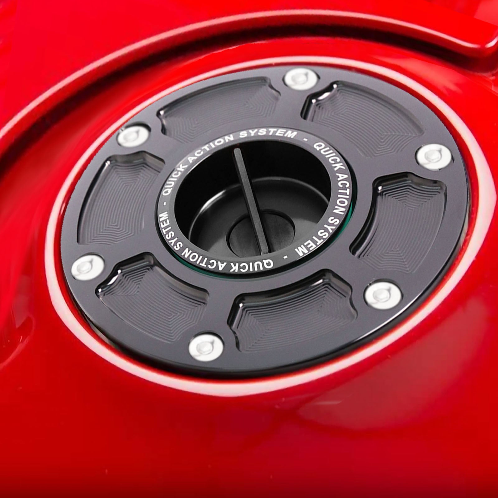 Install of Ducati Diavel Multistrada 950 1200 Quick Lock Keyless Fuel Cap - MC Motoparts