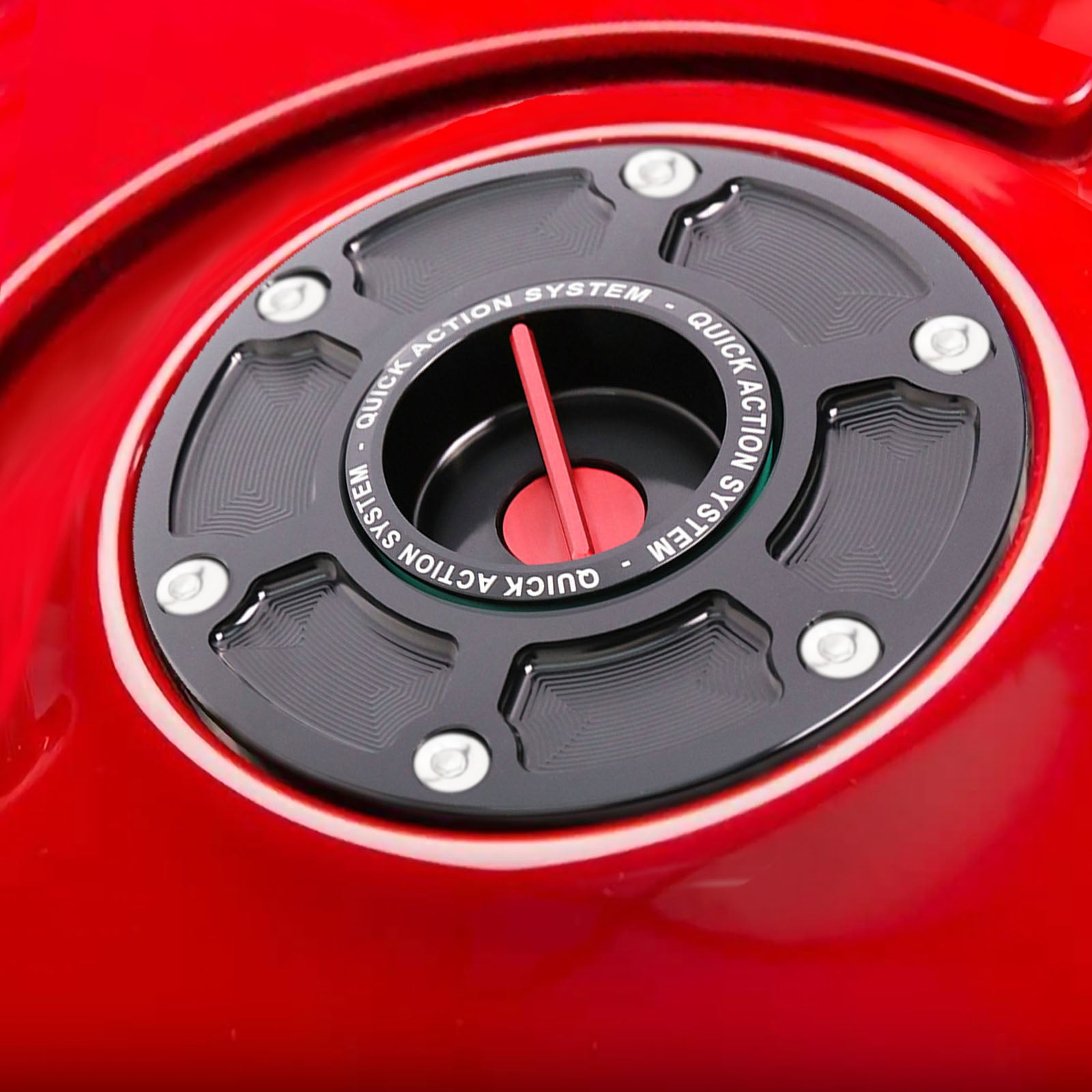 Install of Ducati multistrada 1200 Logo Engraved Keyless Fuel Cap - MC Motoparts